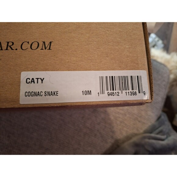 Matisse Caty Snake Pointed Toe Cowboy Zippered Booties Womens BROWN Casual Boots - Picture 8 of 16